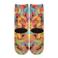 thumbnail image 3 of Function - Kids Cute Sour Gummy Worms Candy Funny Food Socks - Fits Little and Bigger Kids Size 11-4, 3 of 4
