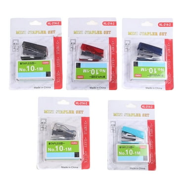 ZPAQI Mini Stapler Maximum 12 Sheets Capacity with Staples Built-in Staple Remover