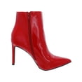 thumbnail image 2 of INC Womens Red Comfort Goring Katalina Pointed Toe Stiletto Zip-Up Booties 5.5 M, 2 of 3