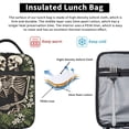 thumbnail image 5 of Halloween Gothic Skeleton Lovers Lunch Bag Portable Thermal Lunch Box for Men and Women, 5 of 6