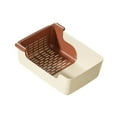 thumbnail image 4 of Inodoro para perros Yinane inodoro para mascotas fácil mantenimiento Esquina de entrenamiento resistente Bandeja para ir al baño para cachorros gatos Otras beige, 4 of 8