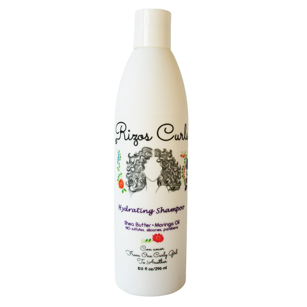 Rizos Curls Hydrating Shampoo for Curly Hair. Shea Butter Moringa Oil