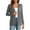 Dark Gray, variant on Women's Cardigan Solid Long Sleeved Buttonless Casual Knitted Sweater Cardigan