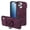 Burgundy, variant on Magcova for iPhone 18 Pro Case with 360 Spin Magnetic Stand Camera Slide Cover, Compatible with MagSafe, Heavy Duty Shockproof Rugged Cover,Dark Blue
