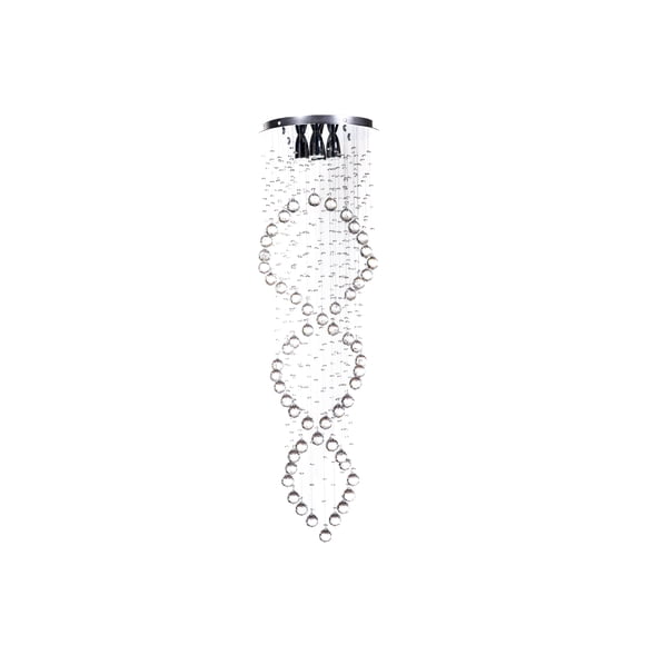 Candil de Cristal Cortado Gamalux Williams Krystal ADN Doble Diamantina de 4 Luces