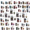 thumbnail image 2 of FUNKO-llaveros POP de bolsillo para niños, Superhéroes, Capitán América, Batman, Aquaman, Hulk, Treeman, figuras de acción, juguetes para niños, 2022 Fivean unisex, 2 of 2