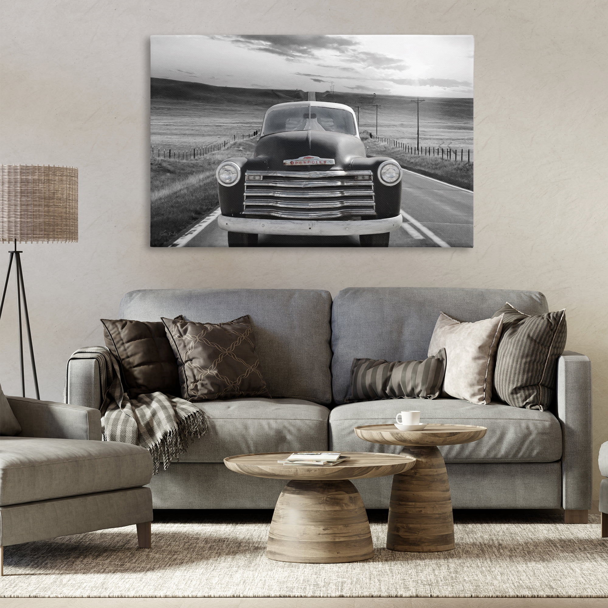Stupell Industries Vintage Car Photography Transportation Photography Gallery Wrapped Canvas Art Print Wall Art, 45 x 30