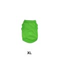 thumbnail image 4 of sweethay Puppy Clothes Cotton Pets Supplies Breathable Dogs T-Shirts Spring and Summer Simple Style Dog Vest Puppies Sweatshirt Pet Shirt Dark Green XS Verde claro SG, 4 of 8