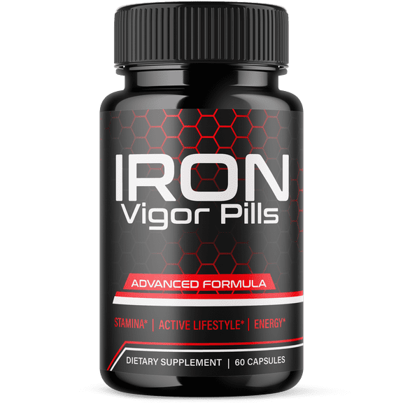 Iron Vigor Pills Advanced Formula Pills All Natural Vitamin Supplement 60 Capsules