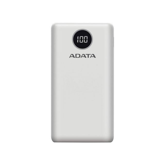 Batería Portátil Recargable ADATA P20000QCD Power Bank de Adata AP20000QCD-DGT-CWH