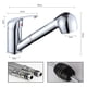 thumbnail image 2 of Grifo de cocina extensible con ducha y grifo mezclador para lavabo, 2 of 5