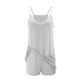thumbnail image 4 of KAUOD Girls Athletic Short Outfits 2 Piece Summer Sleeveless Tank Tops and Bike Shorts Set Casual Loose Trendy Clothes, 4 of 9
