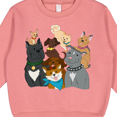 thumbnail image 3 of Inktastic Happy Dog Family Toddler Sweatshirt, 3 of 4