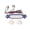 Blue and White, variant on YAHHU Electric Guitar Pickup Ready-to-Install Pickup Set with 6.35mm Jack Volume Tone Adjustment Knobs All White 4.8 inches / 12.2 cm