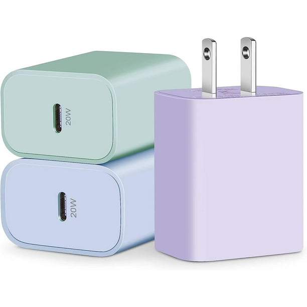 Acheter Boîtier de chargeur adaptateur Mini USB C 20W, pour iPhone 11 Pro  Max 12 Pro iPad Pro, prise Source