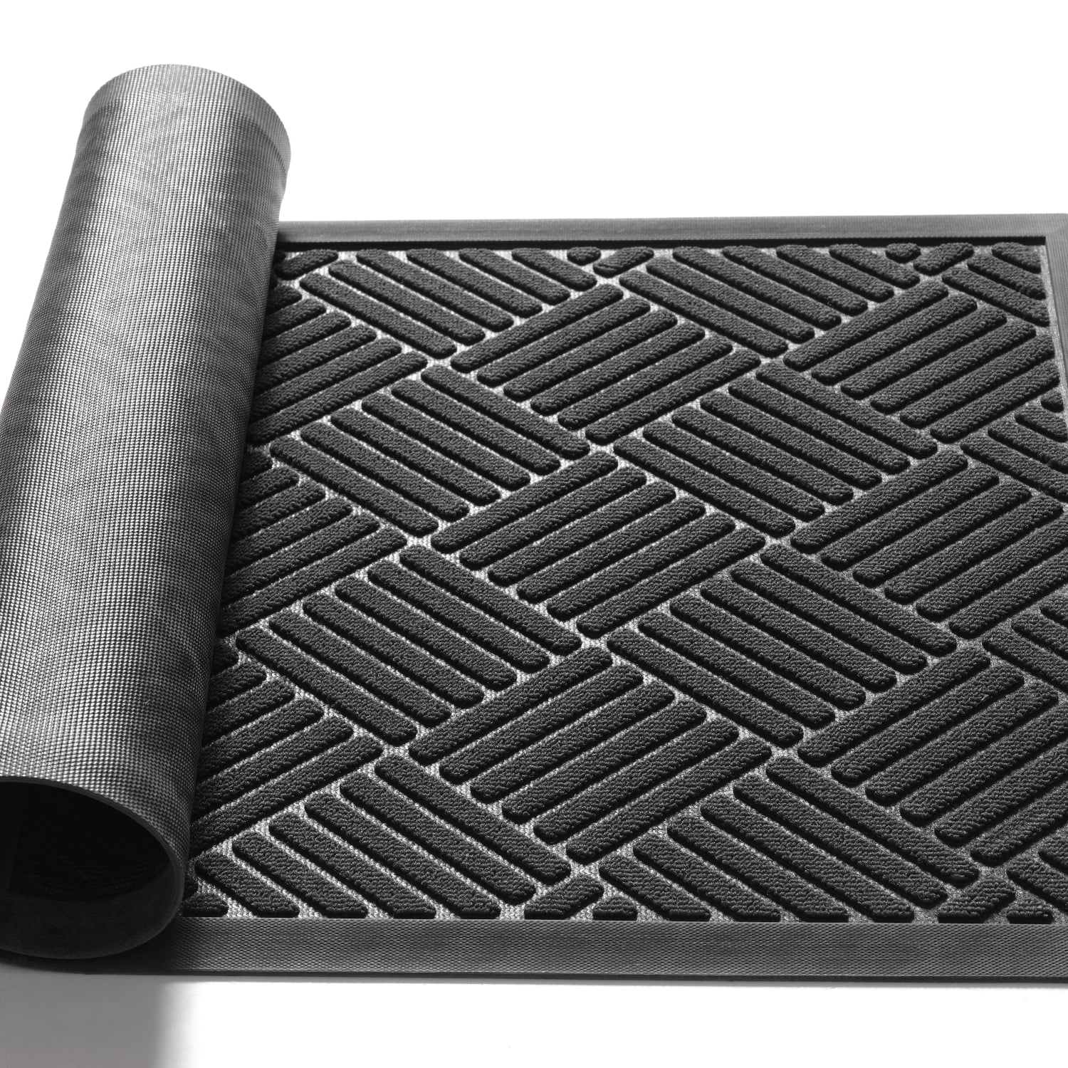 Outdoor Slip Resistant PVC Interlocking Floor Mat 200*200 16MM Thickness