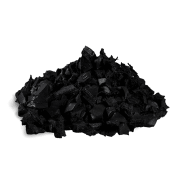 Rubber Mulch Nuggets - 100% Wire Free Rubber Mulch for Playground & Landscaping with Low Maintenance - (20LBS - 1.1 CU. FT.) (Black)