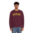 thumbnail image 5 of Croissant Sweatshirt Gifts Crew Neck Shirt Long Sleeve Unisex, 5 of 7