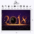 thumbnail image 3 of BSDHOME Polyester 7x5ft 2018 New Year Celebration Backdrop Glittering Stars Blue Setting Photography Background, 3 of 5