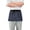 Apple Silhouette, variant on Tropical Pineapple Server Apron with 3 Pockets Waterproof Waitress Waist Short Apron for Man Woman 12 Inches