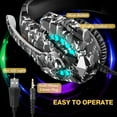 thumbnail image 3 of Wired Gaming Headset for PS5 PS4 PC Xbox One Controller Nintendo Xbox Series X|S, Noise Cancelling Over Ear PS5 Gaming Headphones with Mic, 7.1 Surround Sound, 3 of 7