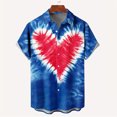 thumbnail image 3 of Camisa de verano para hombre, camisa de manga corta con estampado de amor para hombre, 2024, nueva camisa hawaiana informal de manga corta para hombre, ropa informal de playa, 3 of 5