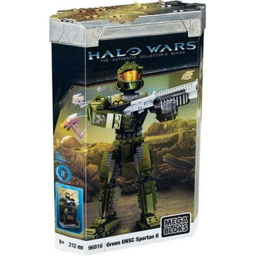 Mega Bloks Halo Green UNSC Spartan II Buildable Action Figure Set, 200 Pieces