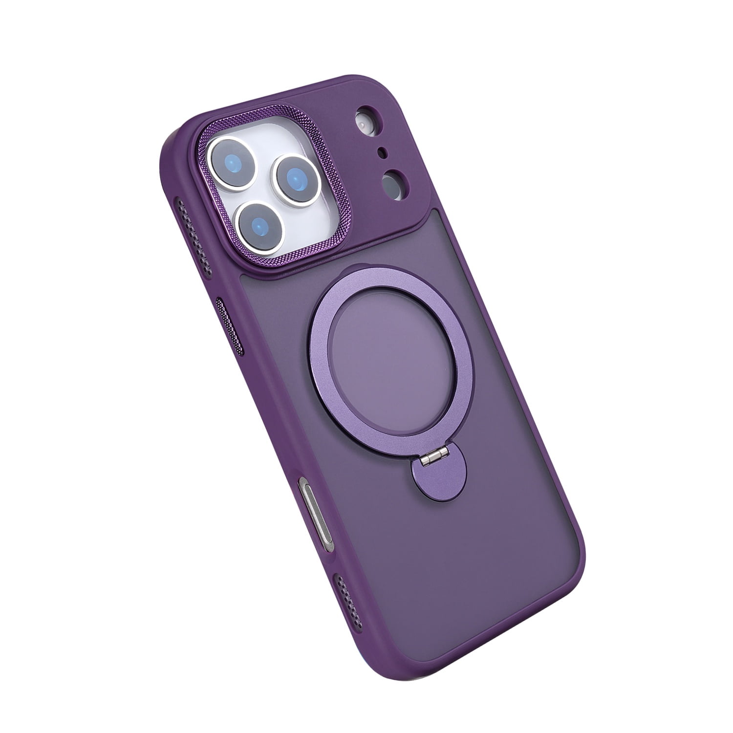 Rotating Stand Case with Magsafe for iPhone 17 Pro - Purple