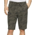 thumbnail image 1 of NEW Olive Green Mens Size 32 Drawstring Camo Print Shorts, 1 of 2