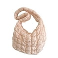 thumbnail image 1 of Sonducket Bolso cruzado artesanal exquisito para mujer, poliéster resistente al desgarro con bandolera de costura fina, para mujer Bolsas de mensajero y de hombro rosa, 1 of 6