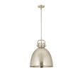thumbnail image 2 of Innovations Lighting  Newton Metal Bell - 1 Light 14" Stem Hung Pendant Satin Nickel, 2 of 5