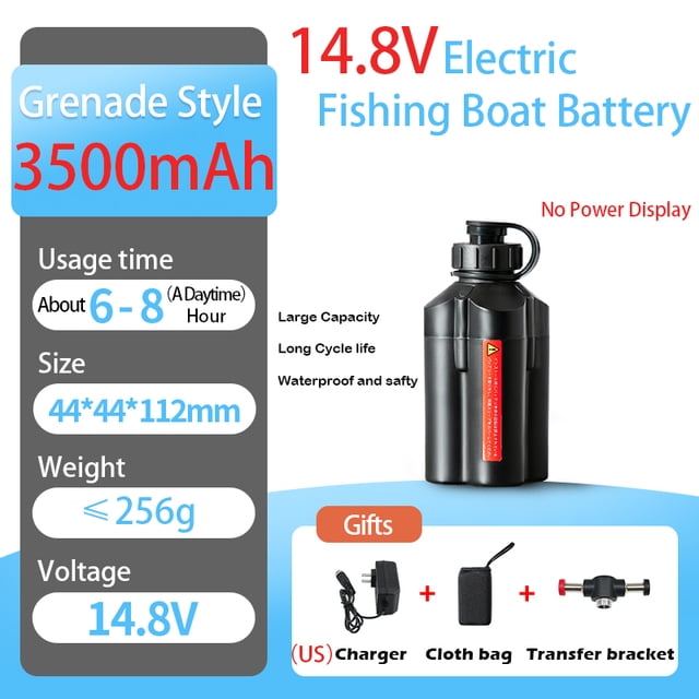 Pantalla de Energía 14.8V 3500mAh Carrete Eléctrico de Pesca en el Mar Batería para SHI*MANO 600DH 1000EJ DAI*WA 600MJ 500MJ Rueda de Gota