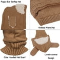 thumbnail image 4 of Baby Girls Boys Winter Hat Scarf Earflap Hoodie Scarves Skull Caps, 4 of 6