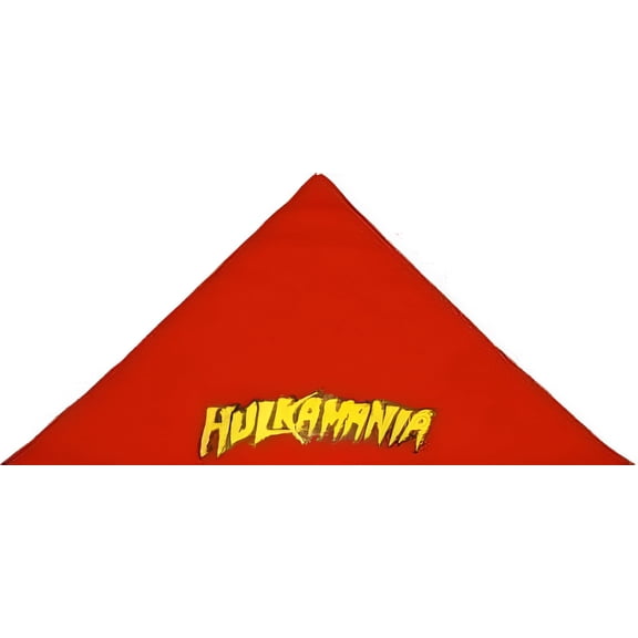 Costume Agent Hulkamania Novelty Red Bandana, 1 Count