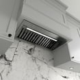 thumbnail image 5 of Streamline 28 in. Botricello Ductless Insert 350 CFM Range Hood in Brushed Stainless Steel with Baffle Filters, Electronic Button Control, LED Light, 5 of 17