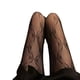 thumbnail image 5 of Medias de seda para mujer, medias con letras, flores, sexys, antiganchos, estilo coreano, medias de tenis, calcetines de encaje con forma de mariposa, 5 of 5