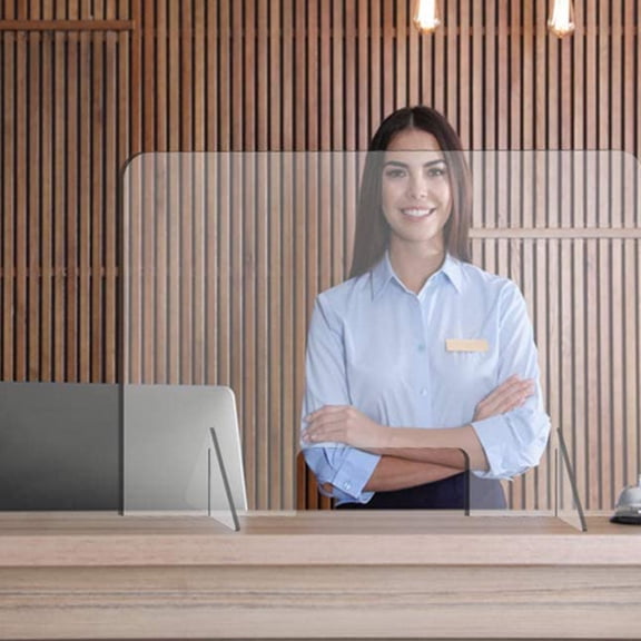 WEUVEB Protective Sneeze Guard Shield Acrylic 1Pcs