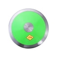 thumbnail image 4 of S SERENABLE 1.5kg Nylon Discus for Beginners for College Sports Events Athletic Training green, 4 of 9