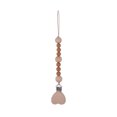 thumbnail image 1 of Cadena para chupete con cuentas de silicona Clip para chupete Beech Love para calmar al bebé Cadena anticaída para chupete de silicona con cuentas de haya, 1 of 5