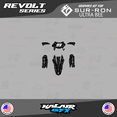 thumbnail image 2 of Kalair GFX Graphics Kit for Sur-ron Ultra Bee Revolt Series, 2 of 6
