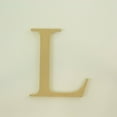 thumbnail image 1 of Package of 1, "L" 14 Inch X 1/2" MDF Letters In The Times New Roman Font | Thick | Upper Case For Art & Craft Project, Made in USA, 1 of 1