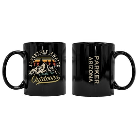 

Parker Arizona Souvenir Adventure Awaits 8 oz Coffee Mug 2-Pack