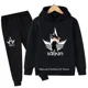 thumbnail image 2 of Conjunto de sudadera y pantalones con capucha para niños, 2 piezas, ropa de abrigo de Anime Goku, regalo para niños, 2 of 5