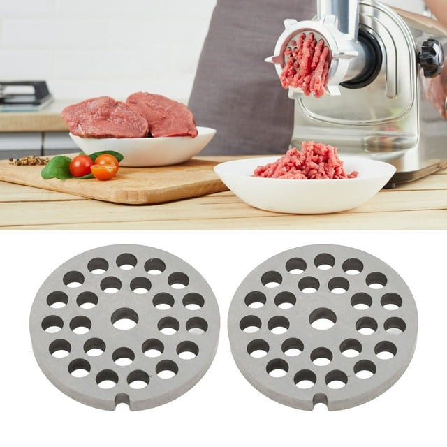 Replacement Plate Disc, Stainless Steel Hygienic Meat Grinder Disc for Hand Meat Grinder
