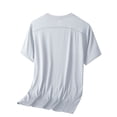 thumbnail image 6 of ZunFeo Mens Big & Tall Reflective Performance Nylon T-Shirt - Moisture Wicking Quick Dry Breathable Athletic Fit Short Sleeve Crewneck White,Size 3XL, 6 of 8