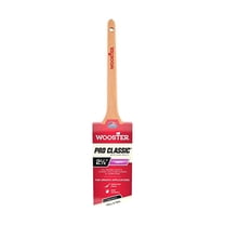 Wooster 2.5" Pro Classic White China Bristle Thin Angle Sash Paintbrush # Z1216-2.5