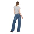 thumbnail image 5 of Forever 21 Women's Grey Y2K Short-Sleeved V-Neck Top, Lace Trim Detail for Layering & Everyday Style, XS, 5 of 6