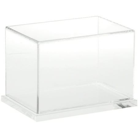 Plymor Clear Acrylic Display Case with Clear Base, 6" x 4" x 4"