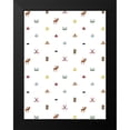 thumbnail image 2 of Grey, Jace 15x18 Black Modern Framed Museum Art Print Titled - Canada Pattern Colored, 2 of 5