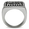thumbnail image 1 of TK585 - High polished (no plating) Stainless Steel Ring with No Stone, 1 of 1